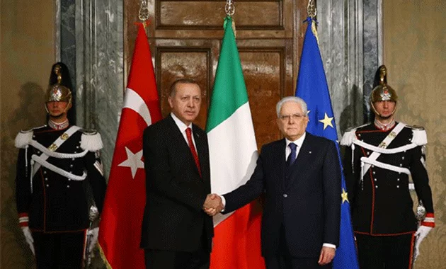 Erdoğan İtalyan mevkidaşıyla görüştü