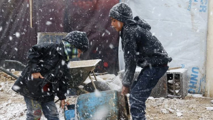 Suriyeli sığınmacıların kış çilesi