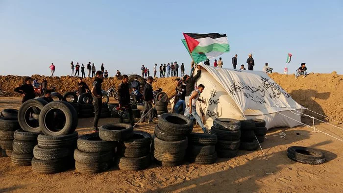 Gazze milyonluk yürüyüşe hazır ! Çadır hastaneler kuruldu