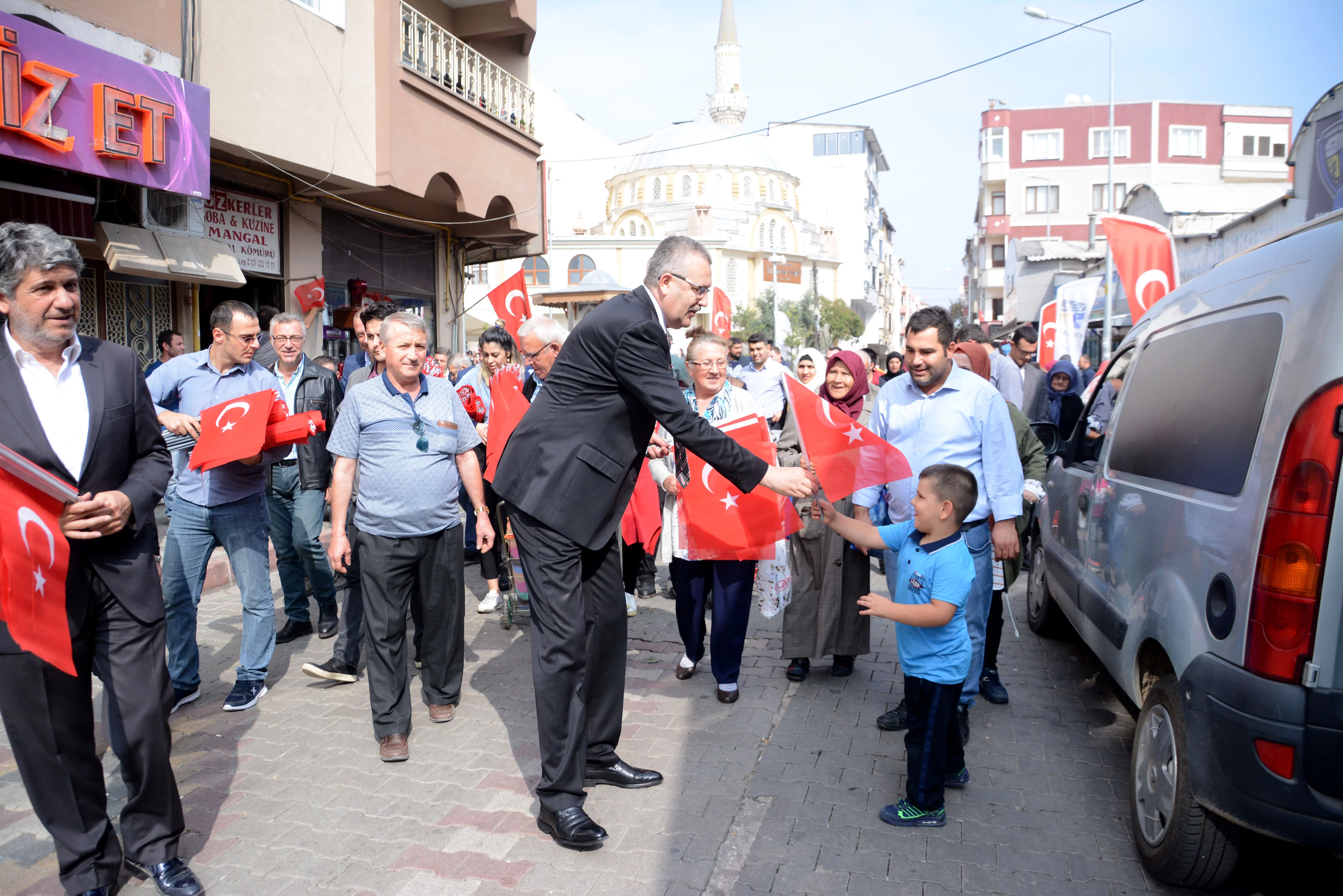 Barış Pınar'ı harekatına Karacabey'den destek
