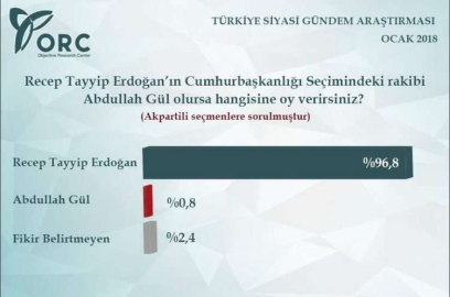 2018'in ilk seçim anketi yapıldı