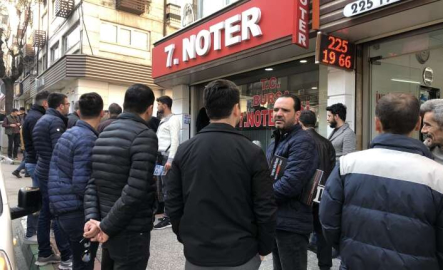 Bursa'da nöbetçi noterler haftasonu doldu taştı