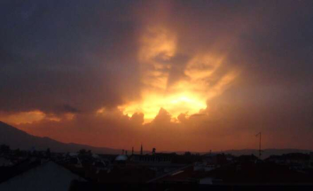 Bursa'da gün batımı mest etti!