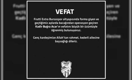 Bursaspor'un acı günü