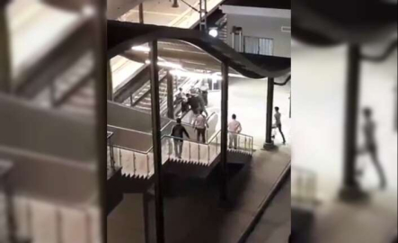 Kadın güvenlik görevlisine küfür eden şahsa linç girişimi!