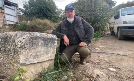 Bursa'da köy meydanındaki taşı paylaştı, gündem oldu!
