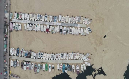 Bursa'da korkutan manzara drone ile havadan görüntülendi