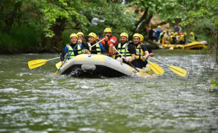 Marmara Bölgesinde bir ilk: Orhaneli rafting parkuru açıldı