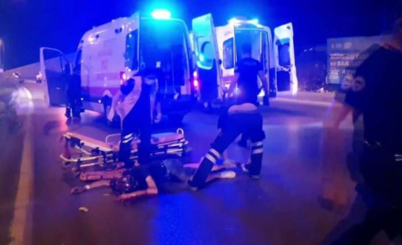 Bursa'da feci motosiklet kazası: 2 yaralı
