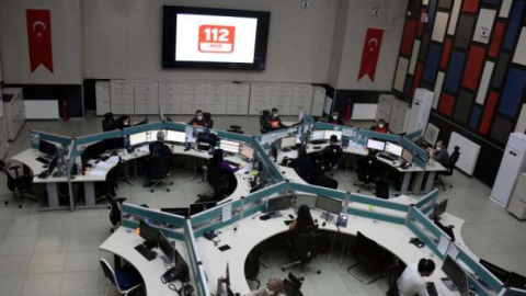 Ambulansla yarışmak için çağrı merkezini aramış