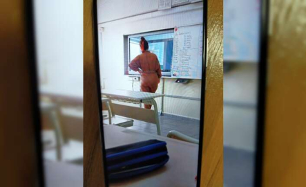 Öğretmene taciz skandalı!