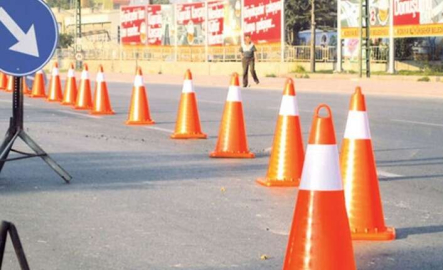 2 kısım trafik konisi alınacak