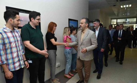 Bursa Büyükşehir ailesi bayramlaştı