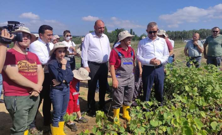 Engelsiz tarımda ilk hasat