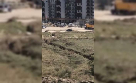 Bursa’da inşaat işçileri birbirine girdi