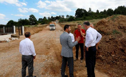 İnegöl Belediyesi'nden 4 kilometrelik yeni yol hattı!