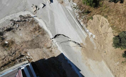 Deprem gibi... İnşaat çalışması!