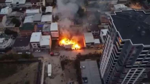 Bursa’da baraka yangını korkuttu