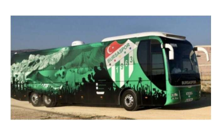 Bursaspor kafilesi Diyarbakır'a gitti