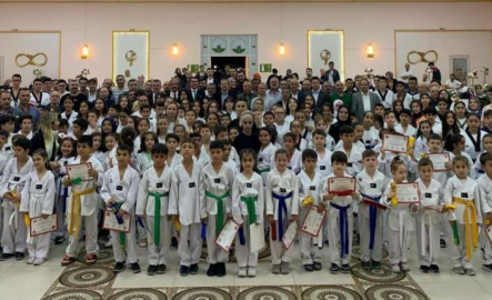 Bursalı 116 sporcu kuşak sınavından başarıyla geçti