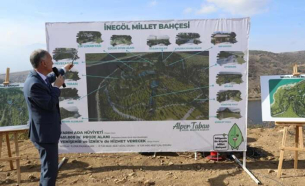 Bursa’nın en büyük Millet Bahçesi İnegöl’de yükseliyor
