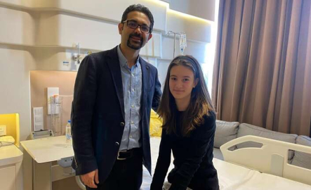 Böbreğinden 9 santimetre çapında kitle çıktı