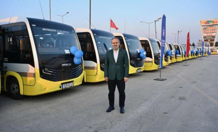 Bursa'nın ulaşım ağına 56 otobüs daha entegre edildi