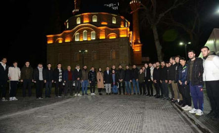 Başkan Yılmaz gençlerle