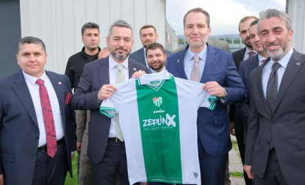 Fatih Erbakan'dan Bursaspor’a ziyaret