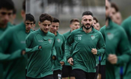 Bursaspor, Isparta’da antrenman yaptı