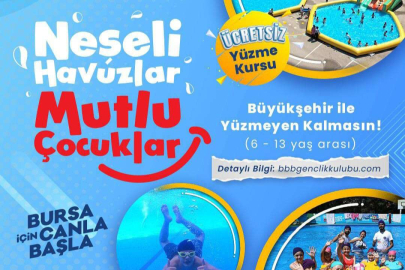Kayıtlar başladı! Çocuklar ücretsiz yüzme öğrenecek