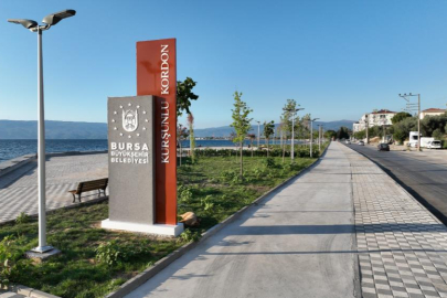 Gemlik Kurşunlu sahili ayrıcalıklı kordona dönüştü