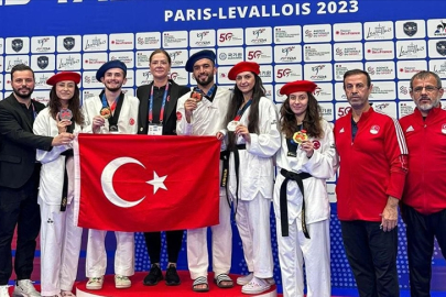 Milli para tekvandocular, Paris'ten 5 madalya ile döndü