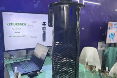 Bu cihaz tarımdaki zararlı böcekleri ilaç kullanmadan yok ediyor