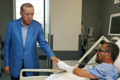 Cumhurbaşkanı Erdoğan'dan deniz kazası geçiren Sabancı çiftine ziyaret
