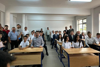 TBMM Çevre Komisyonu Başkanı Kurum'dan adının verildiği okula ziyaret