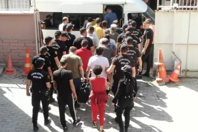 Aranan 92 şahıs polisten kaçamadı