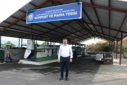 Yıldırım'da atık gıdalar mamaya dönüşüyor