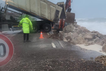 Fırtına balıkçılara zor anlar yaşattı: