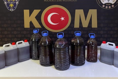 Yılbaşı öncesi kaçak içki operasyonu! 80 litre sahte alkol ele geçirildi  