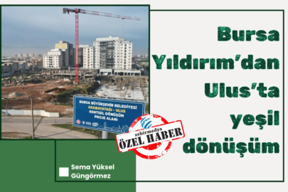 Bursa Yıldırım'dan Ulus'ta yeşil dönüşüm