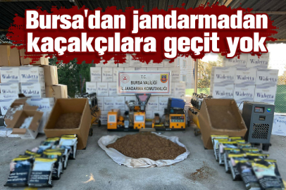 Bursa'dan jandarmadan kaçakçılara geçit yok   