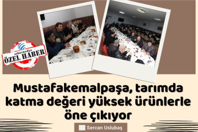 Mustafakemalpaşa, tarımda katma değeri yüksek ürünlerle öne çıkıyor