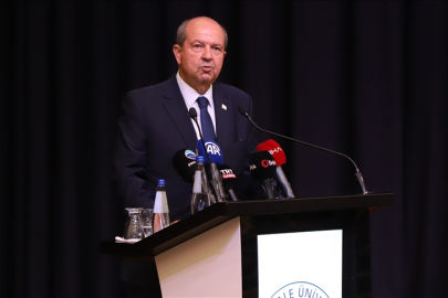 KKTC Cumhurbaşkanı Tatar: "Türkiye Cumhuriyeti asla Kıbrıs'tan vazgeçmez, vazgeçmeyecektir"