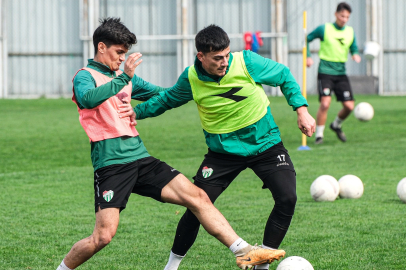 Bursaspor taktik antrenman yaptı   