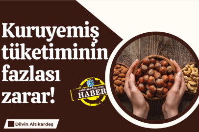 Kuruyemiş tüketiminin fazlası zarar!