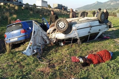 Trafik kazası: 2 ölü, 4 yaralı