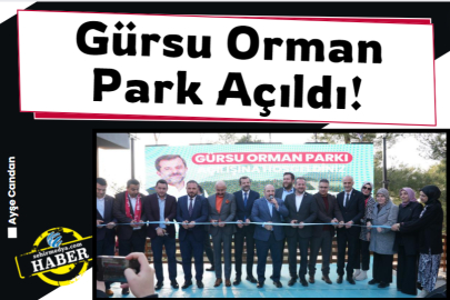 Gürsu Orman Park Açıldı!