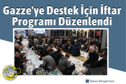 Gazze'ye Destek İçin İftar Programı Düzenlendi