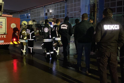 Kaldığı iş yerinde yanarak can verdi